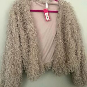 NWT Faux Ribboned Cardigan